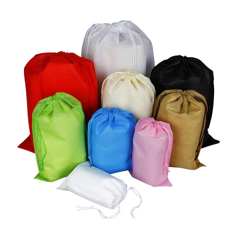 Non Woven Drawstring Shoe Pouch