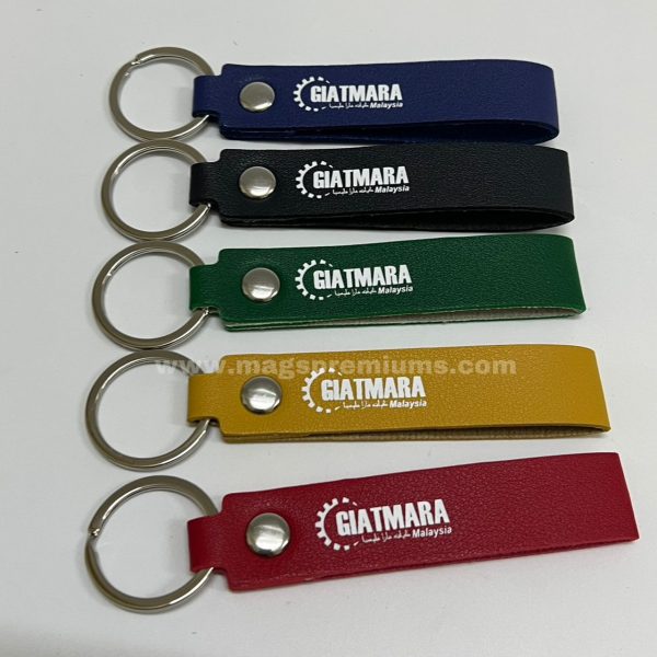 Personalized Leather Keychain