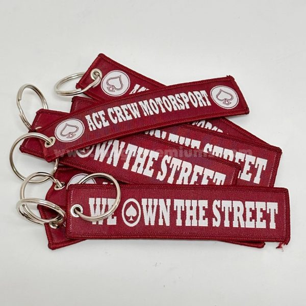 custom embroidery keychain