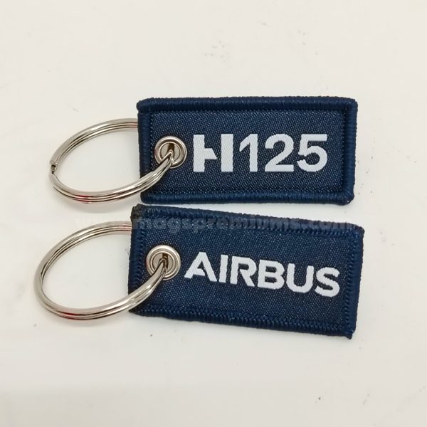 Promote your business with a custom logo woven key tag made with fine stitching and bold colours personalise yours today with text or artwork