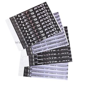 customized paper wristband