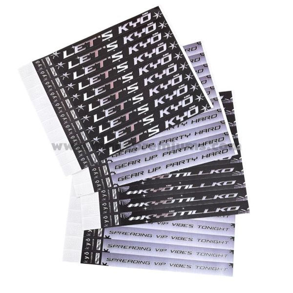 customized paper wristband