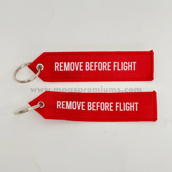 Make a lasting impression with a fabric keychain with embroidery that highlights your design or message contact us now to create your own