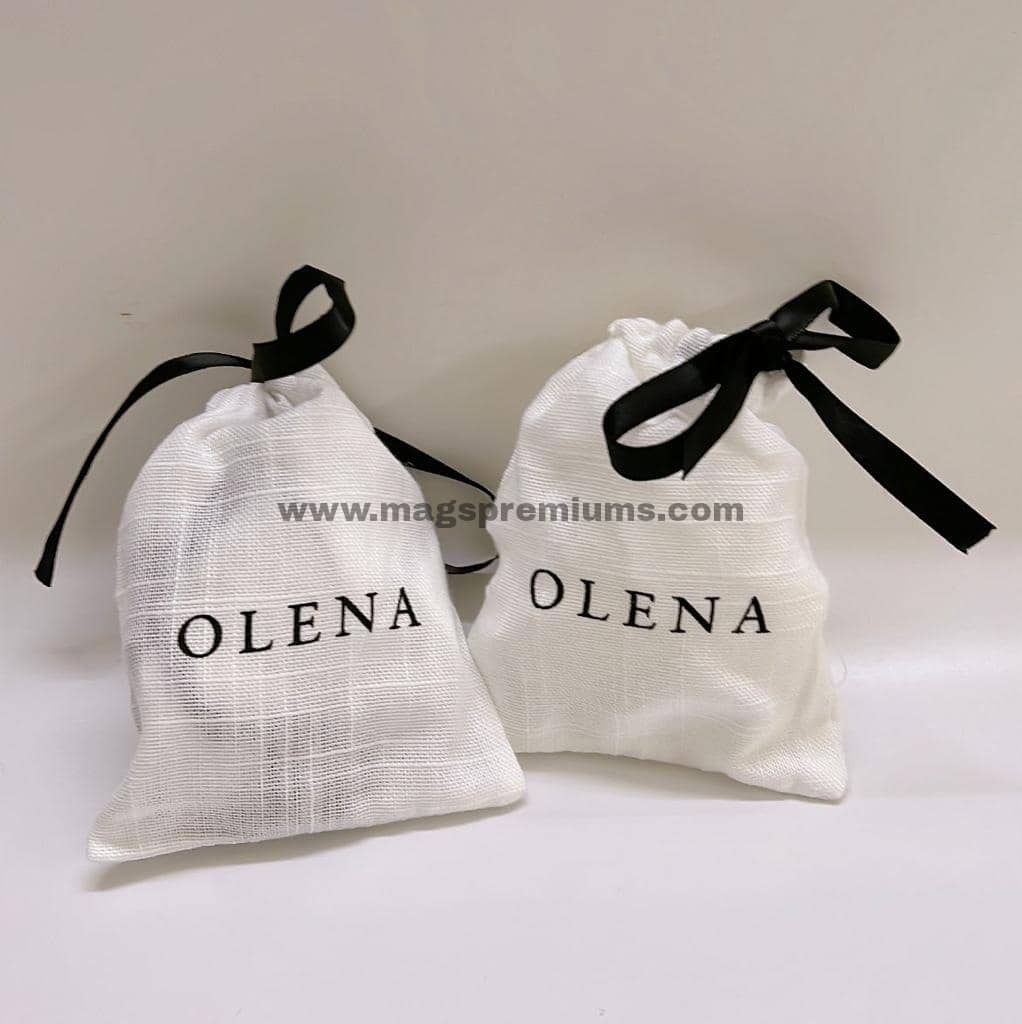 transparent pvc packaging bag with ribbon closure for product presentation