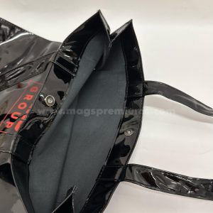 Stylish clear PVC tote bag customized for your business or event marketing needs