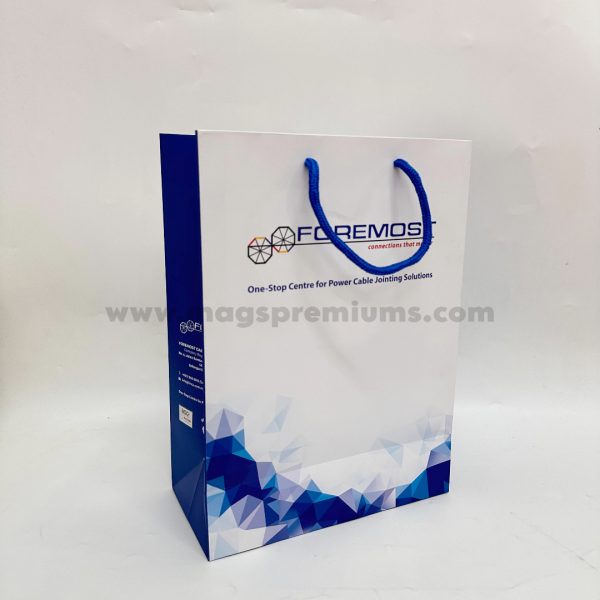 Enhance your packaging with an art card paper bag with logo that adds a professional finish and strong brand appeal contact us now to customise yours