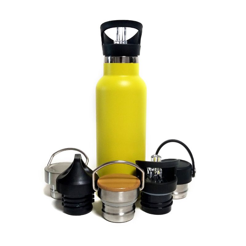 Stainless Steel Drink Bottle With Straw Hydro Flask Water Bottle