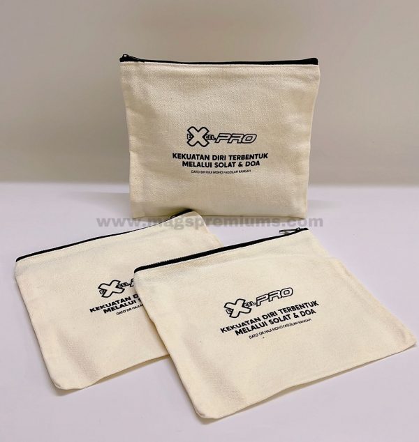 Canvas zipper pouch wholesale