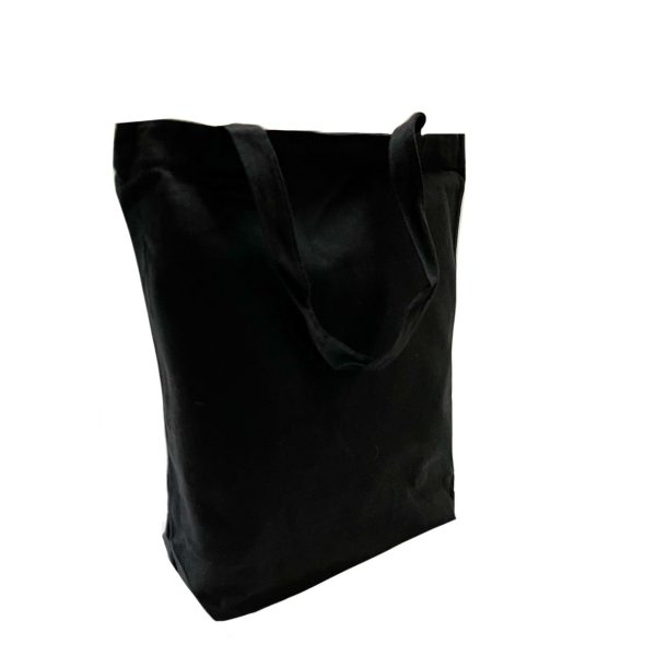 custom black tote bag