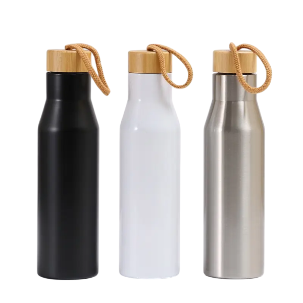 flask bamboo cup handle