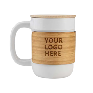 mug with bamboo sleeve