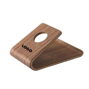 wooden phone stand